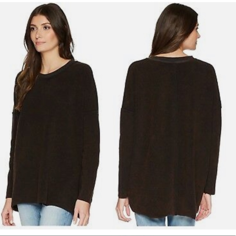 Free People Washed Ashore Crew Neck Pullover Sweater